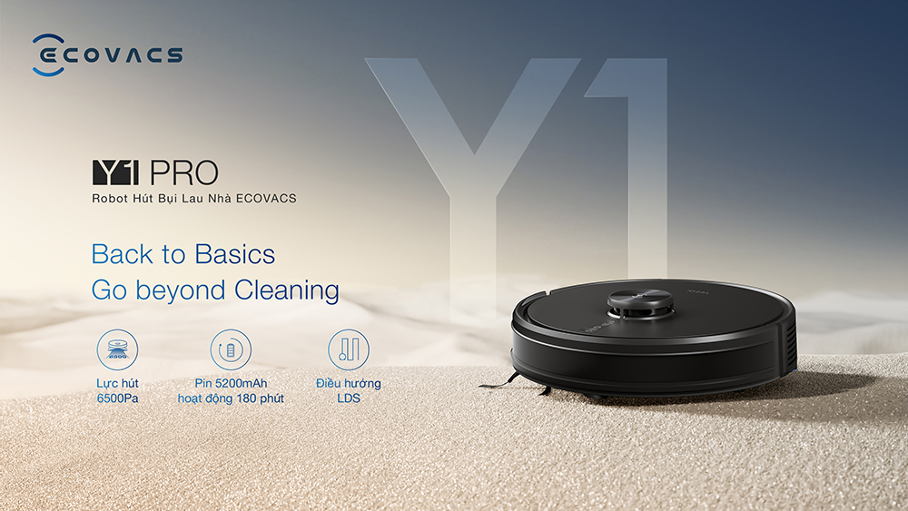 Robot hút bụi lau nhà Ecovacs Deebot Y1 Pro