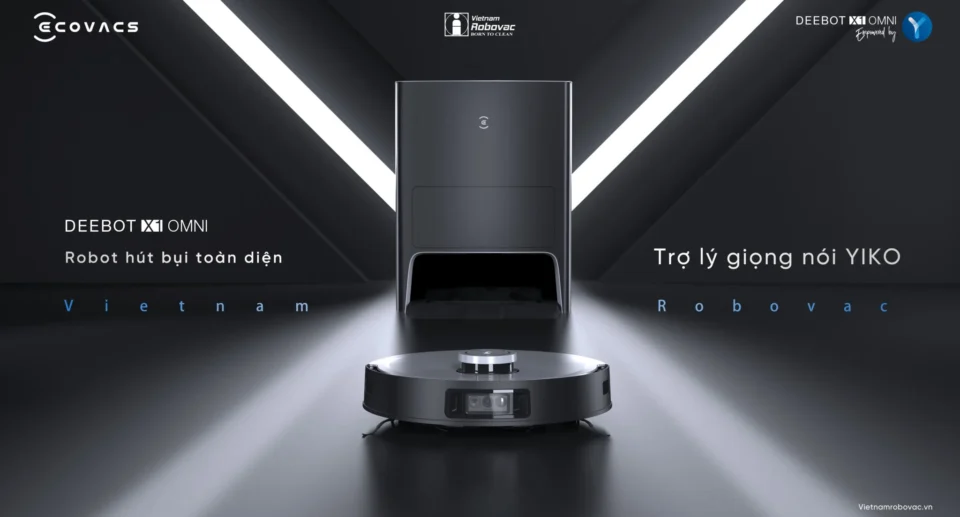 Robot hút bụi lau nhà Ecovacs Deebot X1 Omni
